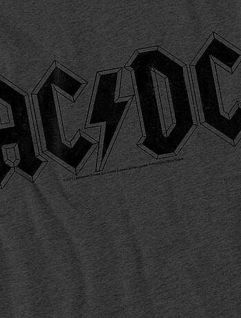 AC/DC - T-shirt motif logo usé