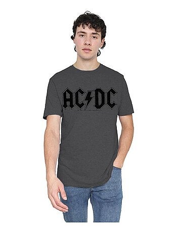 AC/DC - T-shirt motif logo usé