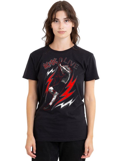 AC/DC - T-shirt motif sur l'avant LIVE - Kiabi