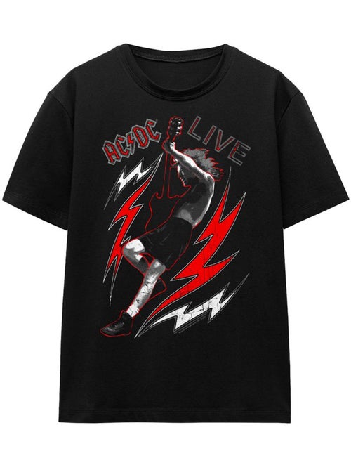 AC/DC - T-shirt motif sur l'avant LIVE - Kiabi