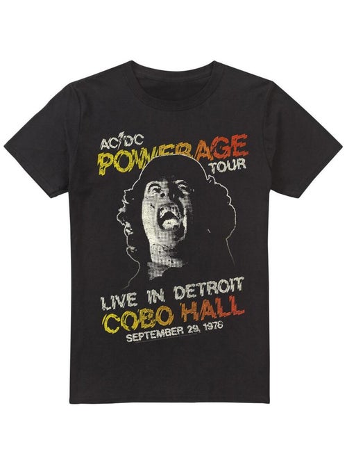 AC/DC - T-shirt motif sur l'avant POWERAGE TOUR - Kiabi