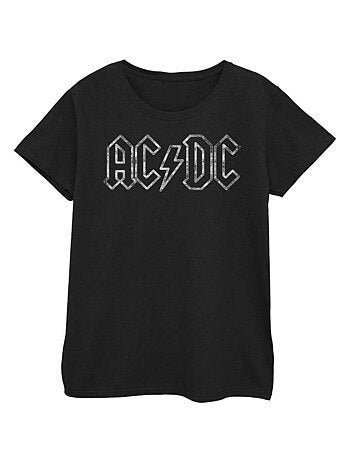 AC/DC - T-shirt motif/style Logo dentelé