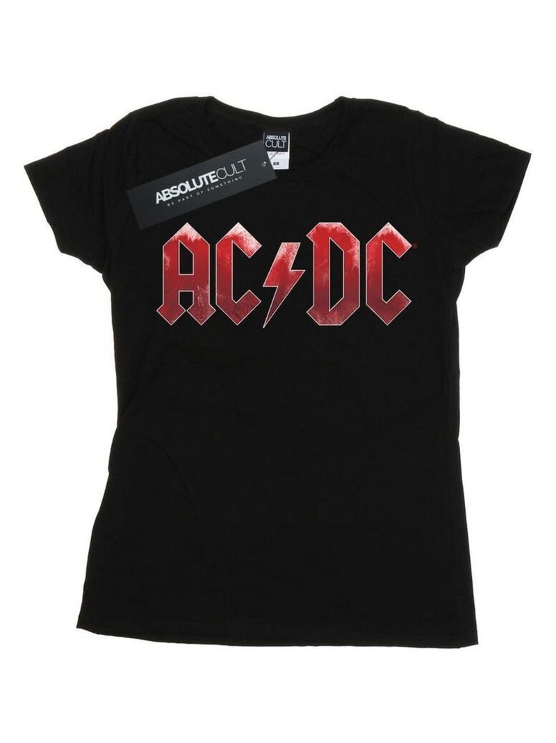 AC/DC - T-shirt motif/style Logo glace Noir - Kiabi