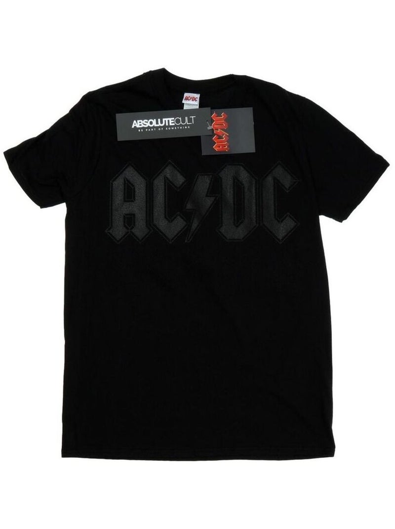 AC/DC - T-shirt motif/style logo Noir - Kiabi