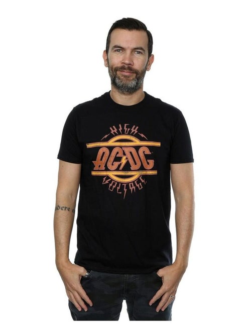 AC/DC - T-shirt motif/style logo usé HIGH VOLTAGE - Kiabi