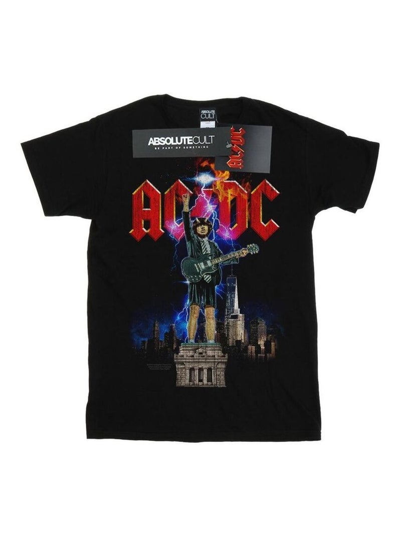 AC/DC - T-shirt motif/style New York Noir - Kiabi