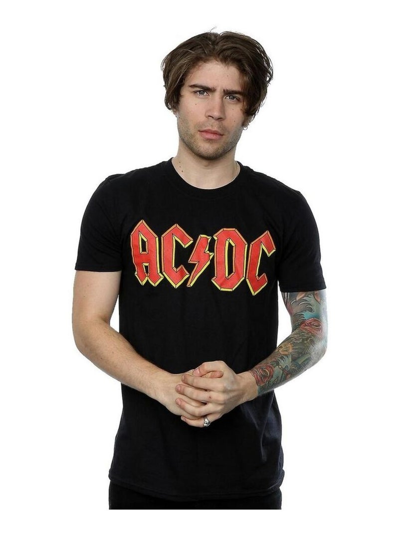 AC/DC - T-shirt Noir Rouge - Kiabi