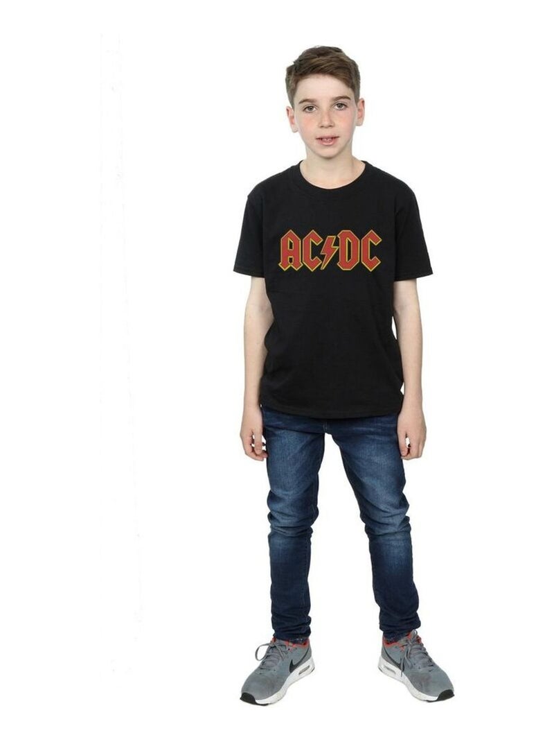 AC/DC - T-shirt Noir Rouge - Kiabi