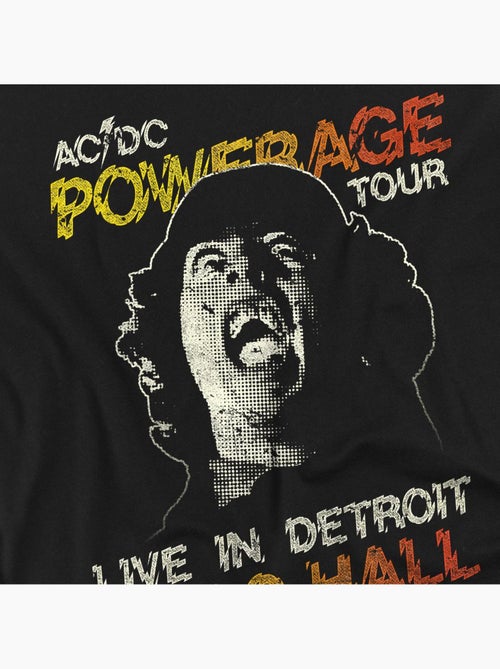 AC/DC - T-shirt POWERAGE TOUR - Kiabi AC/DC - T-shirt POWERAGE TOUR - Kiabi