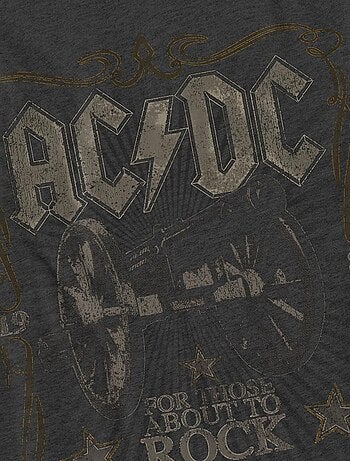 AC/DC - T-shirt ROCK LABEL