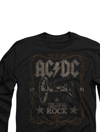 AC/DC - T-shirt ROCK LABEL