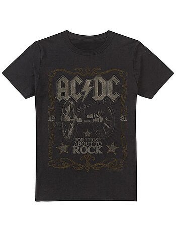 AC/DC - T-shirt ROCK LABEL