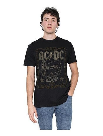 AC/DC - T-shirt ROCK LABEL