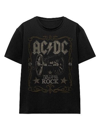 AC/DC - T-shirt ROCK LABEL