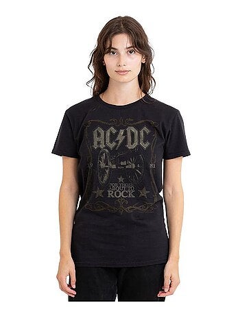 AC/DC - T-shirt ROCK LABEL