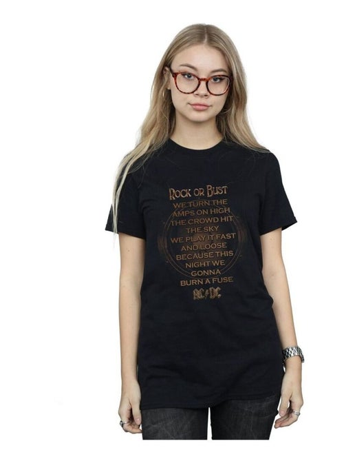 AC/DC - T-shirt ROCK OR BUST - Kiabi