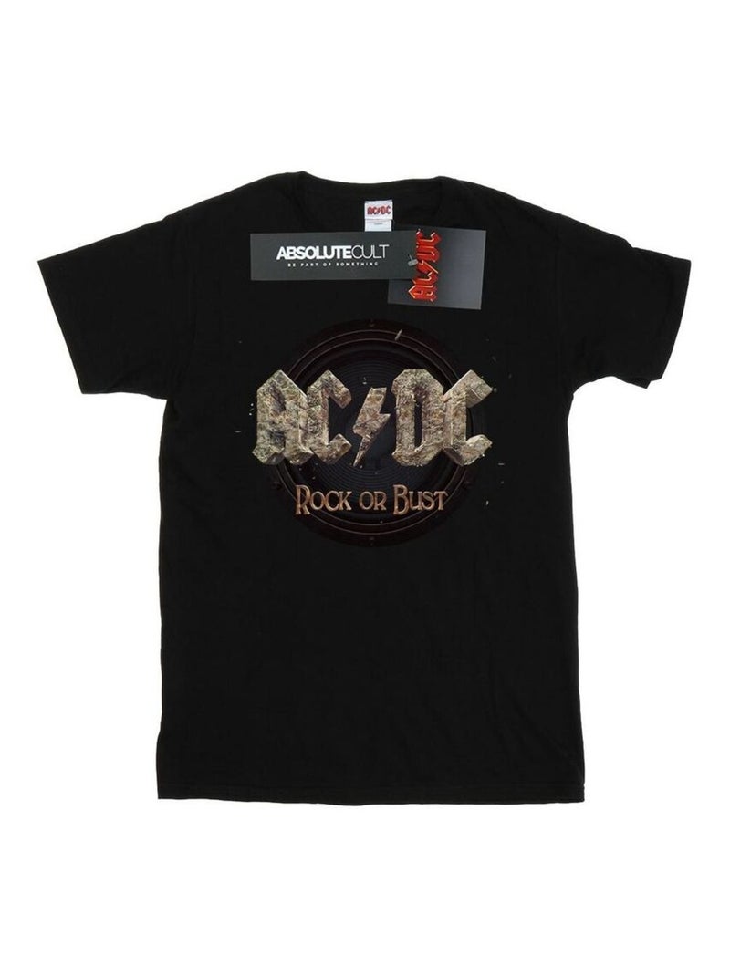 AC/DC - T-shirt ROCK OR BUST Noir - Kiabi