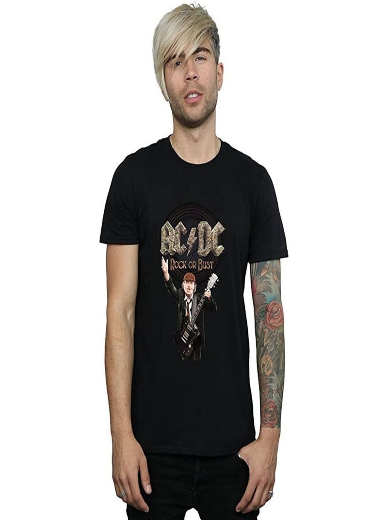 AC/DC - T-shirt ROCK OR BUST Noir - Kiabi
