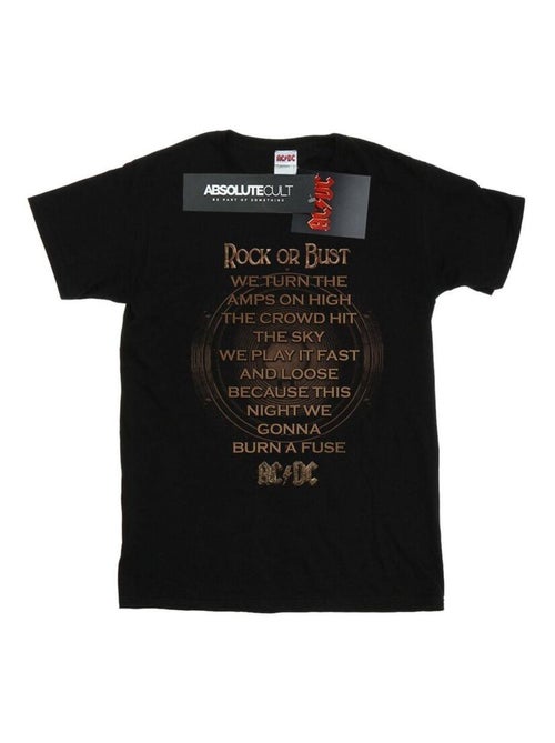 AC/DC - T-shirt ROCK OR BUST - Kiabi