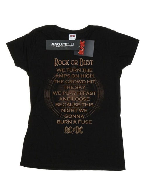AC/DC - T-shirt ROCK OR BUST - Kiabi