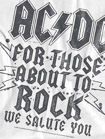 AC/DC - T-shirt SALUTE