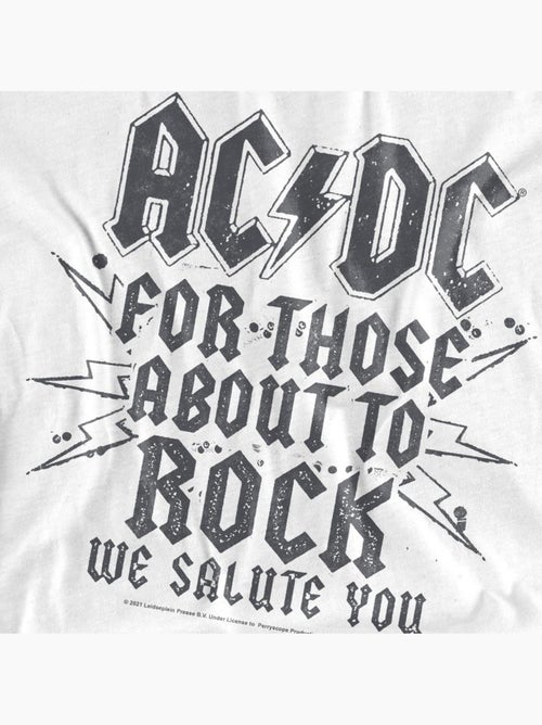 AC/DC - T-shirt SALUTE - Kiabi