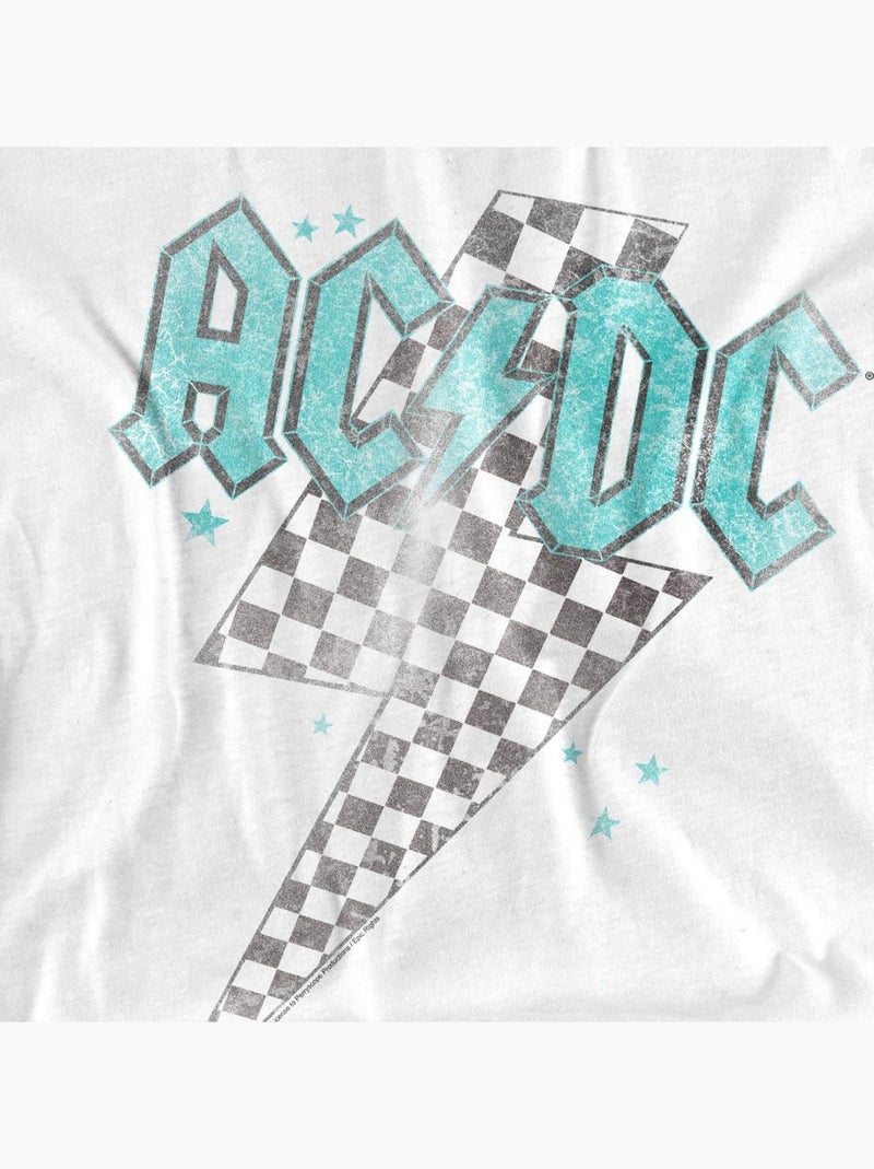 AC/DC - T-shirt SKEWED Blanc - Kiabi