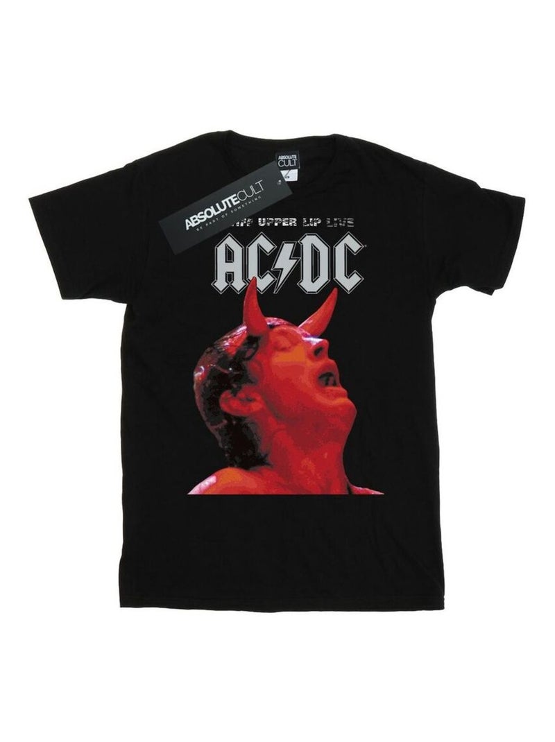 AC/DC - T-shirt STIFF UPPER LIP LIVE Noir - Kiabi