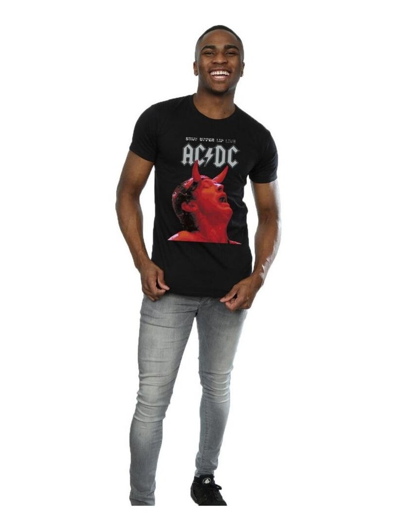 AC/DC - T-shirt STIFF UPPER LIP LIVE Noir - Kiabi