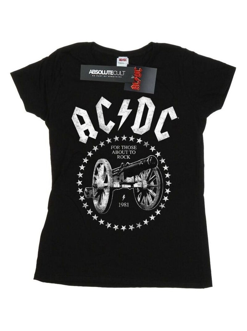 AC/DC - T-shirt WE SALUTE YOU Noir - Kiabi