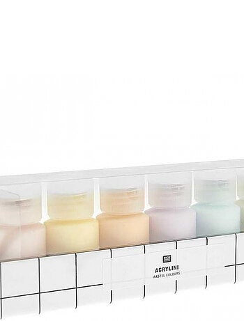 Acrylini - Set pastel - 6 pots