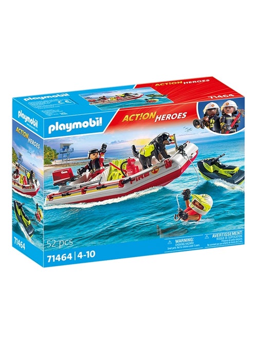 Action Heroes Bateau de pompier et scooter des mers - Kiabi