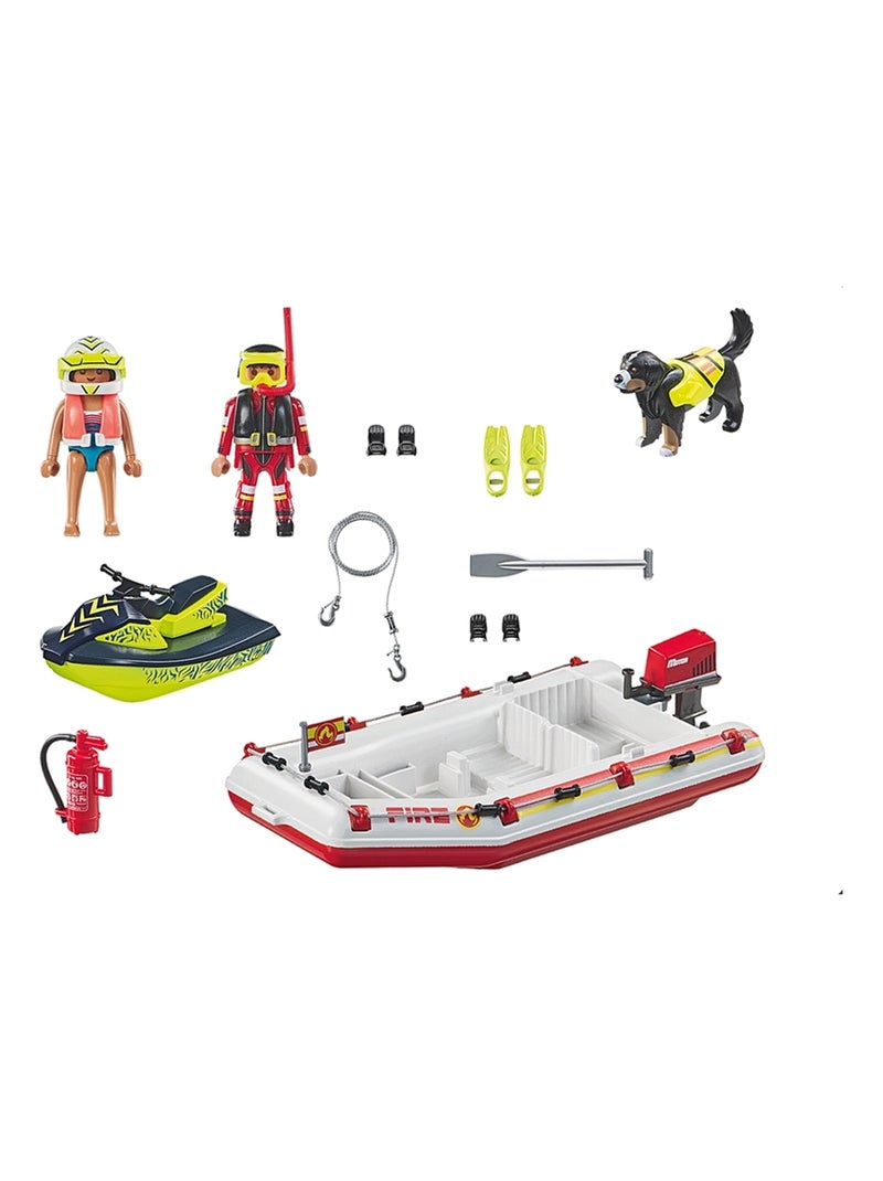 Action Heroes Bateau de pompier et scooter des mers N/A - Kiabi