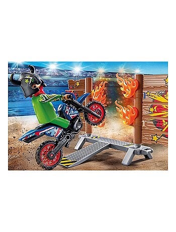 Action Heroes Cascadeurs avec quad moto et tremplins