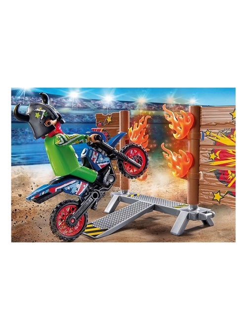 Action Heroes Cascadeurs avec quad moto et tremplins - Kiabi