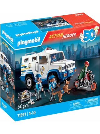 Action Heroes Fourgon blindé avec convoyeurs de Fonds