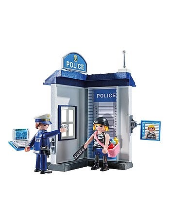 Action Heroes Salle d'interrogatoire police, relevé d'empreintes