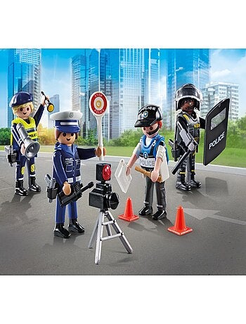 Action Heroes Set métiers de la police : 4 policiers différents