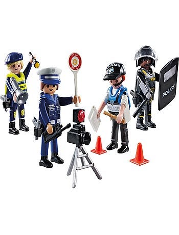 Action Heroes Set métiers de la police : 4 policiers différents