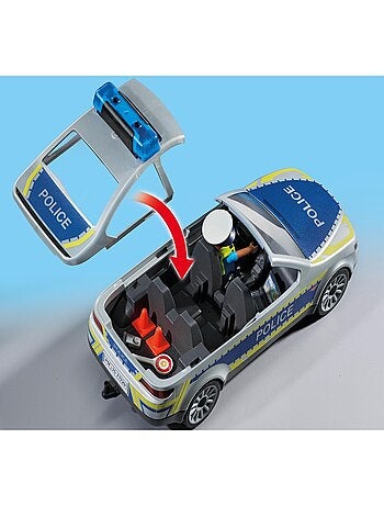 Action Heroes Voiture de police avec sirène et gyrophare