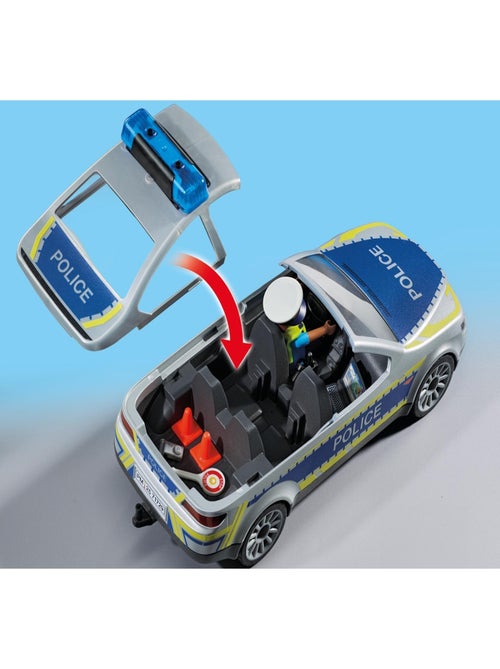 Action Heroes Voiture de police avec sirène et gyrophare - Kiabi