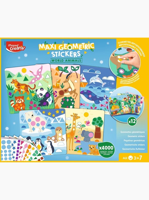 Activités de gommettes animaux - Kiabi