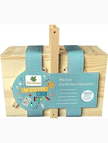 Activity box - sycomore - ma box d'activités manuelles - 1000 pièces - dès 3 ans