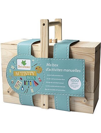 Activity box - sycomore - ma box d'activités manuelles - 1000 pièces - dès 3 ans