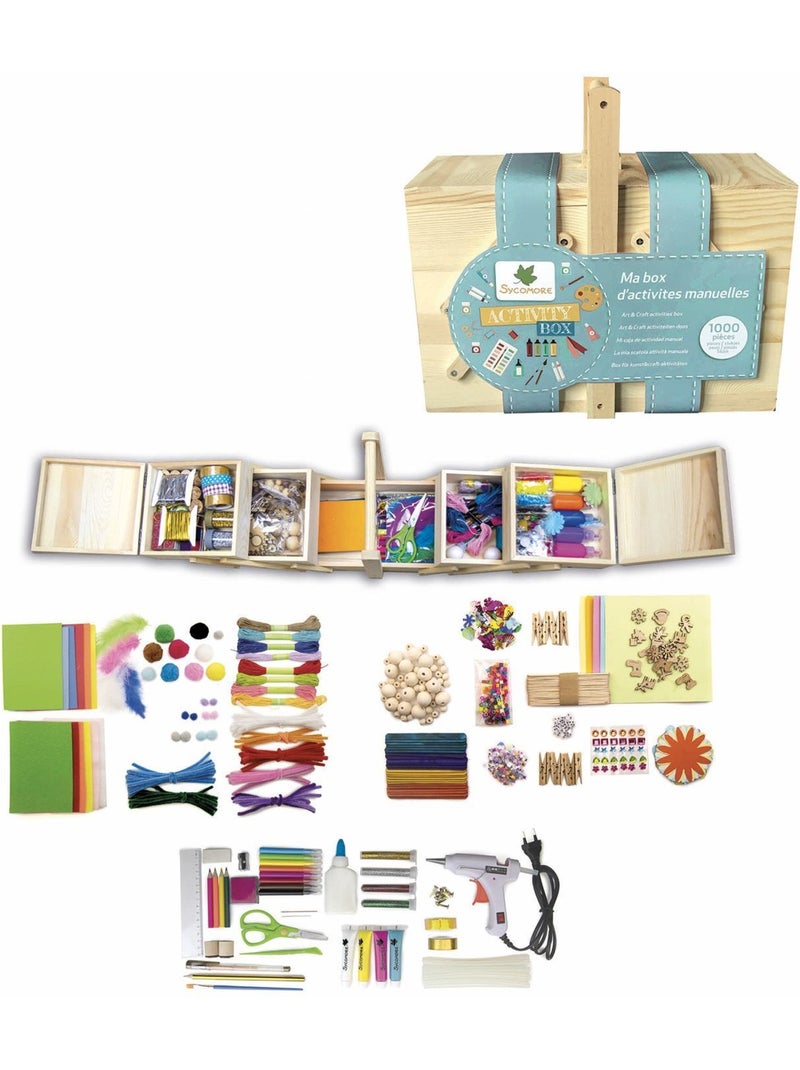 Activity box - sycomore - ma box d'activités manuelles - 1000 pièces - dès 3 ans Multicolore - Kiabi