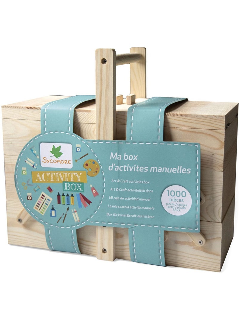 Activity box - sycomore - ma box d'activités manuelles - 1000 pièces - dès 3 ans Multicolore - Kiabi