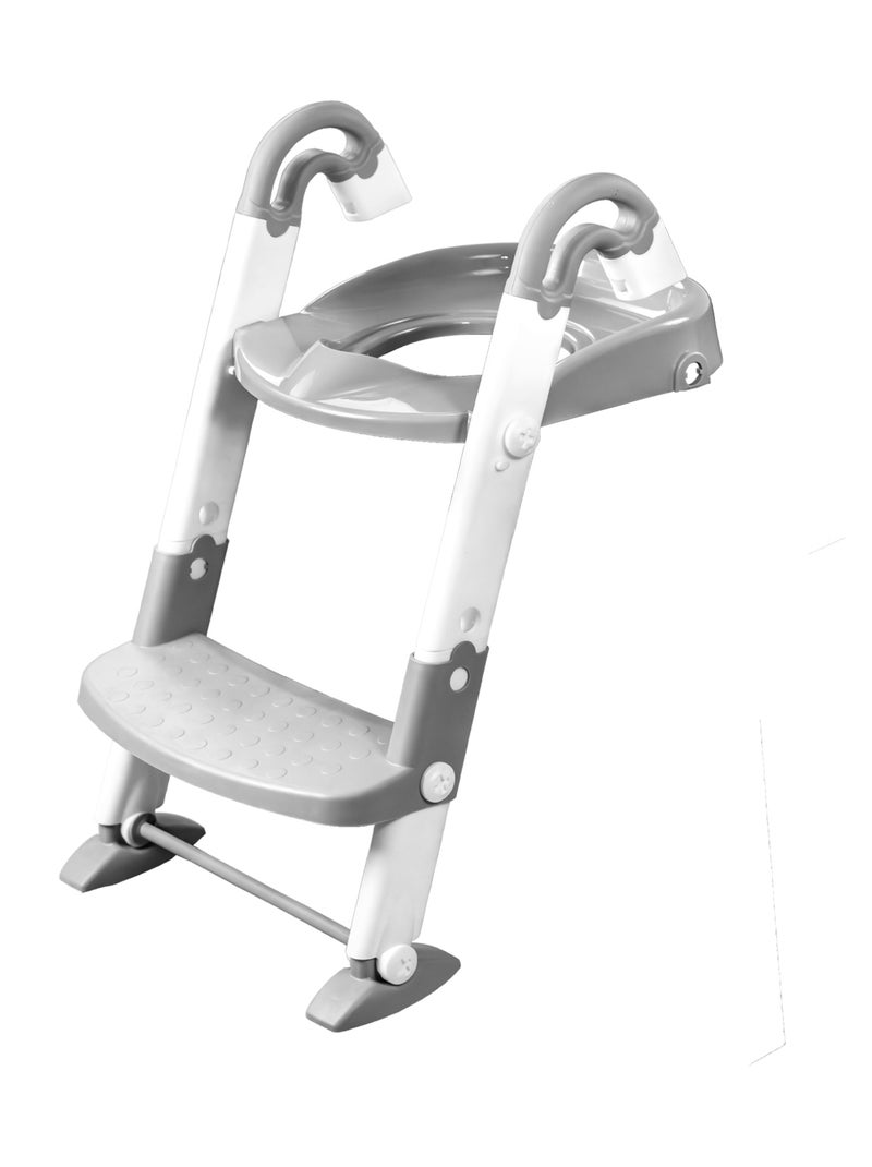 Adapatateur de toilettes pour enfant - 3 en 1 Blanc Gris - Kiabi