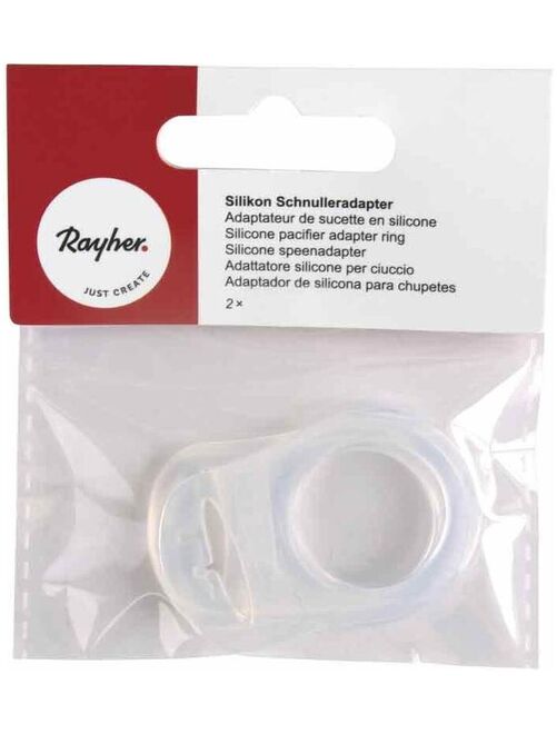 Adaptateur de sucette en silicone 9 x 8 cm - Rayher - Kiabi