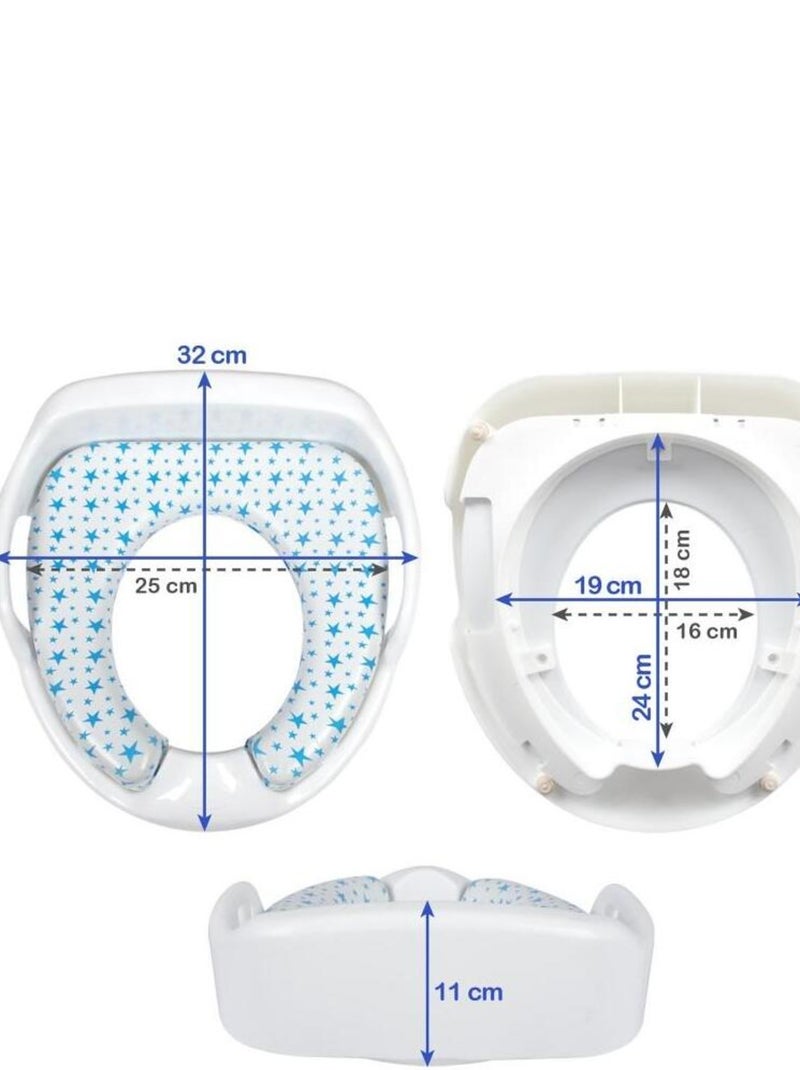 Adaptateur de toilette bébé Bleu - Kiabi