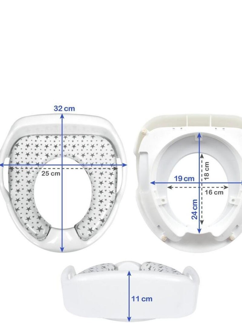 Adaptateur de toilette bébé Gris - Kiabi